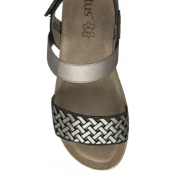 Black Almalfi Ankle Strap Sandals | Lotus -Lotus Sale black almalfi ankle strap sandals lotus p13174 31448 medium