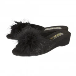 Lotus Sale -Lotus Sale black diamante allure slippers lotus p12696 29540 medium