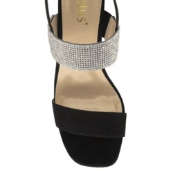 Black & Diamante Elisena Open-Toe Block Heel Sandals | Lotus -Lotus Sale black diamante elisena open toe block heel sandals lotus p13727 33072 medium
