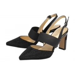 Lotus Sale -Lotus Sale black diamante joie slingback court shoes lotus p13407 32189 medium