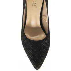 Black & Diamante Kayla Court Shoes | Lotus -Lotus Sale black diamante kayla court shoes lotus p13405 32203 medium