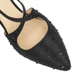 Black & Diamante Panache Court Shoes | Lotus -Lotus Sale black diamante panache court shoes lotus p12712 29179 medium