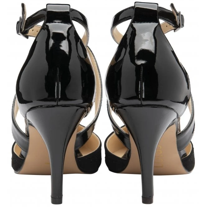 Black & Diamante Sophia Court Shoes | Lotus 3 Black & Diamante Sophia Court Shoes | Lotus - Image 3