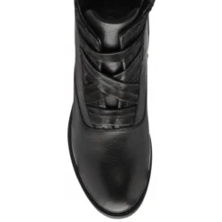 Black Floral-Print Leather Boston Ankle Boots | Lotus -Lotus Sale black floral print leather boston ankle boots lotus p13358 31935 medium