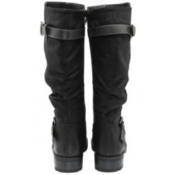 Black & Grey Robin Knee High Boots | Lotus -Lotus Sale black grey robin knee high boots lotus p13041 30815 medium
