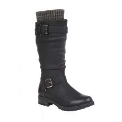 Black Juniper Knee High Boots | Lotus