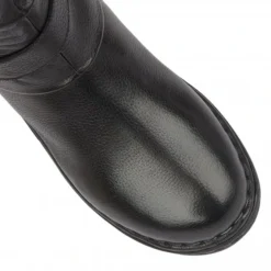 Black Leather Jolanda Mid-Calf Boots | Lotus -Lotus Sale black leather jolanda mid calf boots lotus p12644 29115 medium