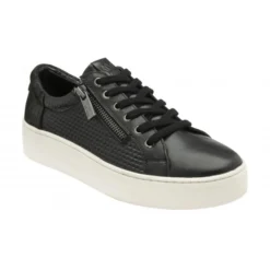 Black Leather Stroud Casual Trainers | Stressless By Lotus