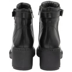 Black Leather Virginia Heeled Zip-Up Ankle Boots | Lotus -Lotus Sale black leather virginia heeled zip up ankle boots lotus p13368 32450 medium