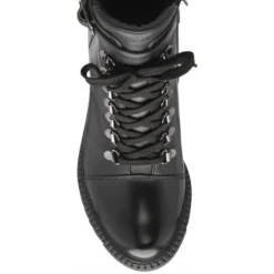 Black Leather Virginia Heeled Zip-Up Ankle Boots | Lotus -Lotus Sale black leather virginia heeled zip up ankle boots lotus p13368 32451 medium