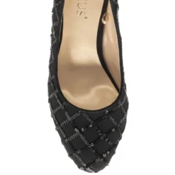 Black Lucia Patterned Court Shoes | Lotus -Lotus Sale black lucia patterned court shoes lotus p13409 32255 medium