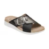 Black Marta Mule Sandals | Lotus
