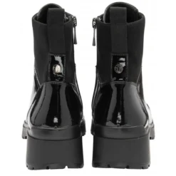 Black Patent Alder Zip-Up Ankle Boots | Lotus -Lotus Sale black patent alder zip up ankle boots lotus p13364 31866 medium