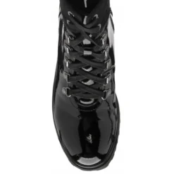 Black Patent Alder Zip-Up Ankle Boots | Lotus -Lotus Sale black patent alder zip up ankle boots lotus p13364 31867 medium