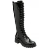 Black Patent Dinah Knee High Boots | Lotus