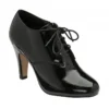 Black Patent Sonia Shoe-Boots | Lotus