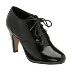 Lotus Sale 42 Black Patent Sonia Shoe-Boots | Lotus