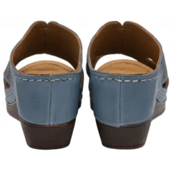 Blue Leather Genevieve Mule Sandals | Lotus 6 Blue Leather Genevieve Mule Sandals | Lotus -Lotus Sale blue leather genevieve mule sandals lotus p13669 32755 medium
