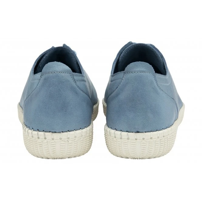 Blue Leather Juliana Lace-Up Shoes | Lotus 3 Blue Leather Juliana Lace-Up Shoes | Lotus - Image 3