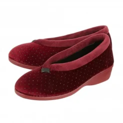 Bordo Beverley Velour Slippers | Lotus 5 Bordo Beverley Velour Slippers | Lotus -Lotus Sale bordo beverley velour slippers lotus p12849 29381 medium