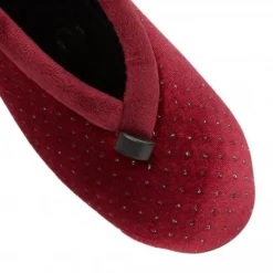 Bordo Beverley Velour Slippers | Lotus 7 Bordo Beverley Velour Slippers | Lotus -Lotus Sale bordo beverley velour slippers lotus p12849 29383 medium