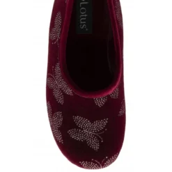 Bordo Jessie Full Shoe Slippers | Lotus -Lotus Sale bordo jessie full shoe slippers lotus p13142 31013 medium