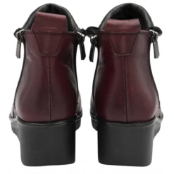 Bordo Leather Cordelia Wedge Ankle Boots | Lotus -Lotus Sale bordo leather cordelia wedge ankle boots lotus p13470 31990 medium
