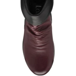 Bordo Leather Cordelia Wedge Ankle Boots | Lotus -Lotus Sale bordo leather cordelia wedge ankle boots lotus p13470 31991 medium