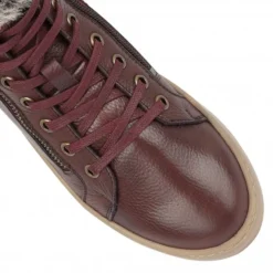 Bordo Leather Siobhan High Top Trainers | Stressless By Lotus -Lotus Sale bordo leather siobhan high top trainers stressless by lotus p12818 29251 medium