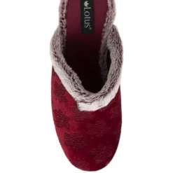 Bordo Polly Mule Slippers | Lotus -Lotus Sale bordo polly mule slippers lotus p13126 31025 medium