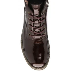 Bronze & Leopard-Print Naomi Lace-Up Ankle Boots | Lotus -Lotus Sale bronze leopard print naomi lace up ankle boots lotus p13415 32299 medium