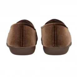 Brown Clarence Velour Slippers | Lotus -Lotus Sale brown clarence velour slippers lotus p12865 29697 medium