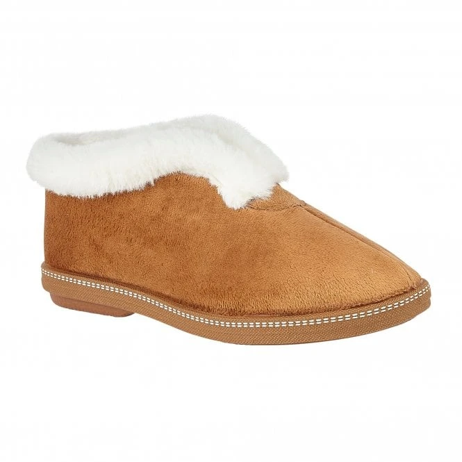 Chestnut Grace Textile Slippers | Lotus 1 Chestnut Grace Textile Slippers | Lotus