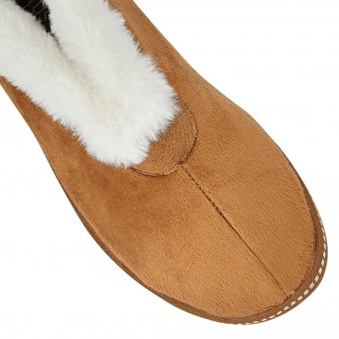 Chestnut Grace Textile Slippers | Lotus 4 Chestnut Grace Textile Slippers | Lotus - Image 4