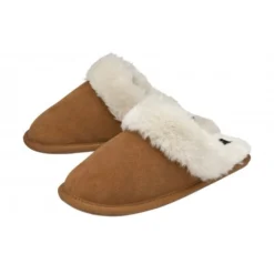 Chestnut Suede Eldora Mule Slippers | Lotus -Lotus Sale chestnut suede eldora mule slippers lotus p13540 32089 medium