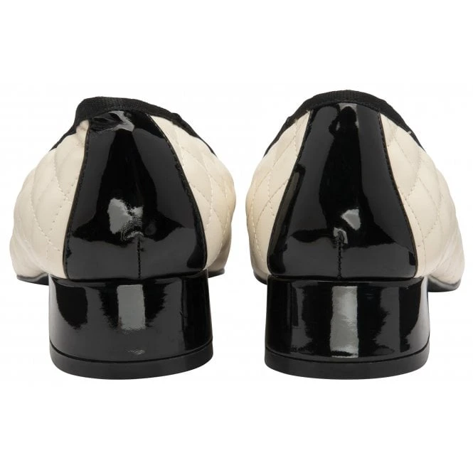 Cream & Black Ivy Ballerina Shoes | Lotus 3 Cream & Black Ivy Ballerina Shoes | Lotus - Image 3