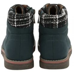 Green Textile Cedar Ankle Boots | Lotus -Lotus Sale green textile cedar ankle boots lotus p13478 31970 medium