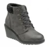 Grey Philomena Wedge Ankle Boots | Lotus