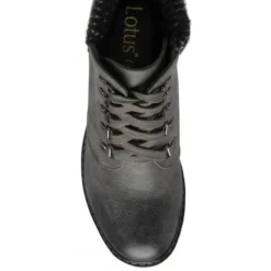 Grey Philomena Wedge Ankle Boots | Lotus 7 Grey Philomena Wedge Ankle Boots | Lotus -Lotus Sale grey philomena wedge ankle boots lotus p13039 30812 medium