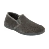 Grey Velour Sheldon Slippers | Lotus