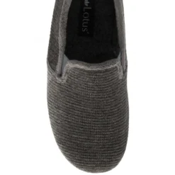 Grey Velour Sheldon Slippers | Lotus -Lotus Sale grey velour sheldon slippers lotus p13153 31093 medium