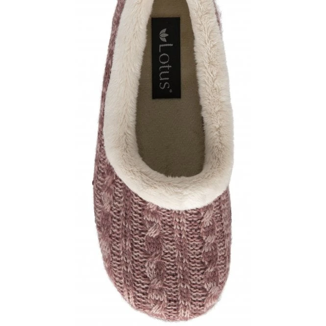 Heather Dolores Full Shoe Slippers | Lotus 4 Heather Dolores Full Shoe Slippers | Lotus - Image 4