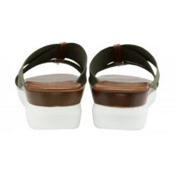 Khaki Guiseppina Wedge Mule Sandals | Lotus -Lotus Sale khaki guiseppina wedge mule sandals lotus p13251 31327 medium