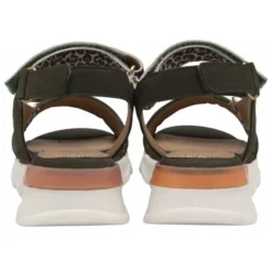 Khaki & Leopard-Print Leather Verena Open-Toe Sandals | Stressless By Lotus -Lotus Sale khaki leopard print leather verena open toe sandals stressless by lotus p13580 32719 medium