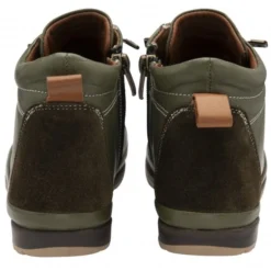 Khaki & Tan Leather Frida Ankle Boots | Lotus -Lotus Sale khaki tan leather frida ankle boots lotus p13474 32118 medium