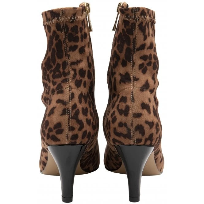 Leopard-Print Strech Microfibre Camilla Ankle Boots | Lotus 3 Leopard-Print Strech Microfibre Camilla Ankle Boots | Lotus - Image 3