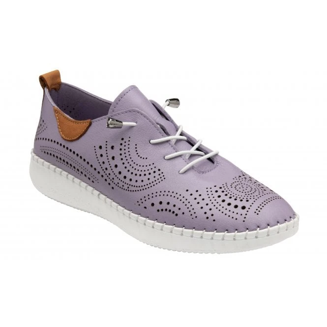 Lilac Leather Katya Casual Shoes | Lotus 1 Lilac Leather Katya Casual Shoes | Lotus