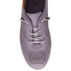 Lilac Leather Katya Casual Shoes | Lotus 7 Lilac Leather Katya Casual Shoes | Lotus -Lotus Sale lilac leather katya casual shoes lotus p13602 33280 medium