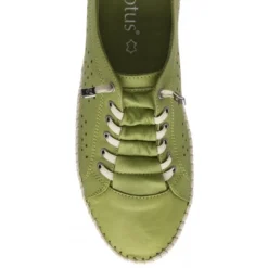 Lime Green Leather Kamari Casual Shoes | Lotus 7 Lime Green Leather Kamari Casual Shoes | Lotus -Lotus Sale lime green leather kamari casual shoes lotus p13761 33200 medium