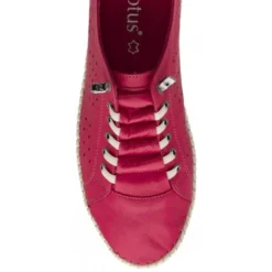 Magenta Leather Kamari Casual Shoes | Lotus -Lotus Sale magenta leather kamari casual shoes lotus p13760 33196 medium